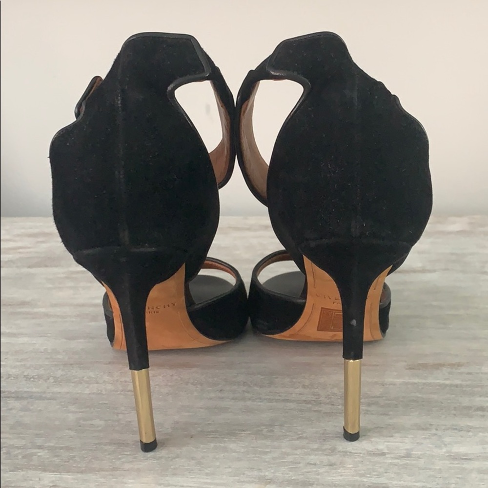 Givenchy Suede Shark Lock Heels - Picture 5 of 10